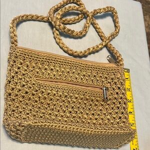 Lina Woven Crossbody Bag